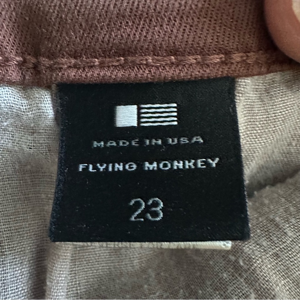 Flying Monkey Burgundy Mid Rise Ankle Skinny Jeans Size 23 - Picture 5 of 8